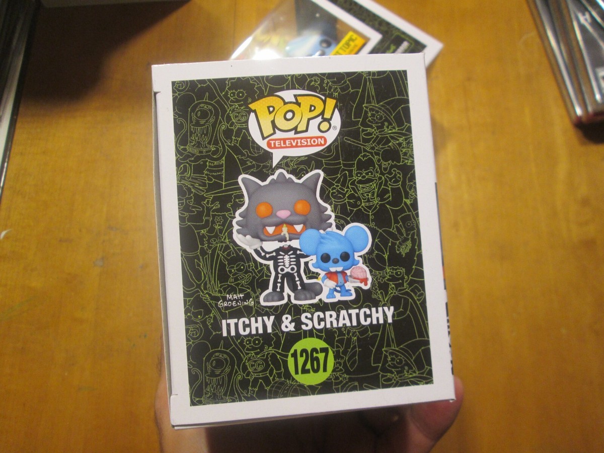 FUNKO POP THE SIMPSON TREEHOUSE OF HORROR ITCHY & SCRATCHY # 1267
