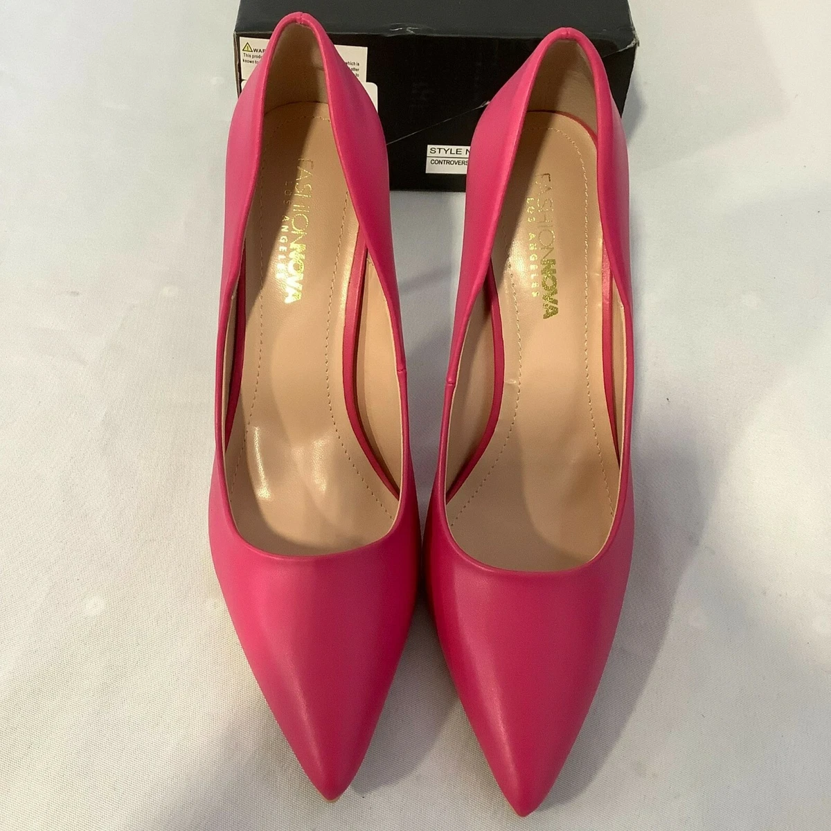 Fashion nova store pink heels