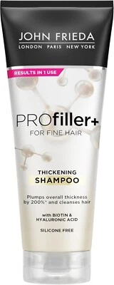 John Frieda PROfiller+ Thickening Shampoo for Thin,Fine Hair 250ml Fast Ship UK