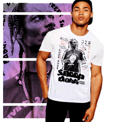 Hip Hop t-shirt Street Hustle west coast gangsta rap vinyl white tee