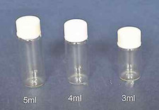 New 10pcs Vials Empty Sample Perfume Glass Bottles with Plastic lid