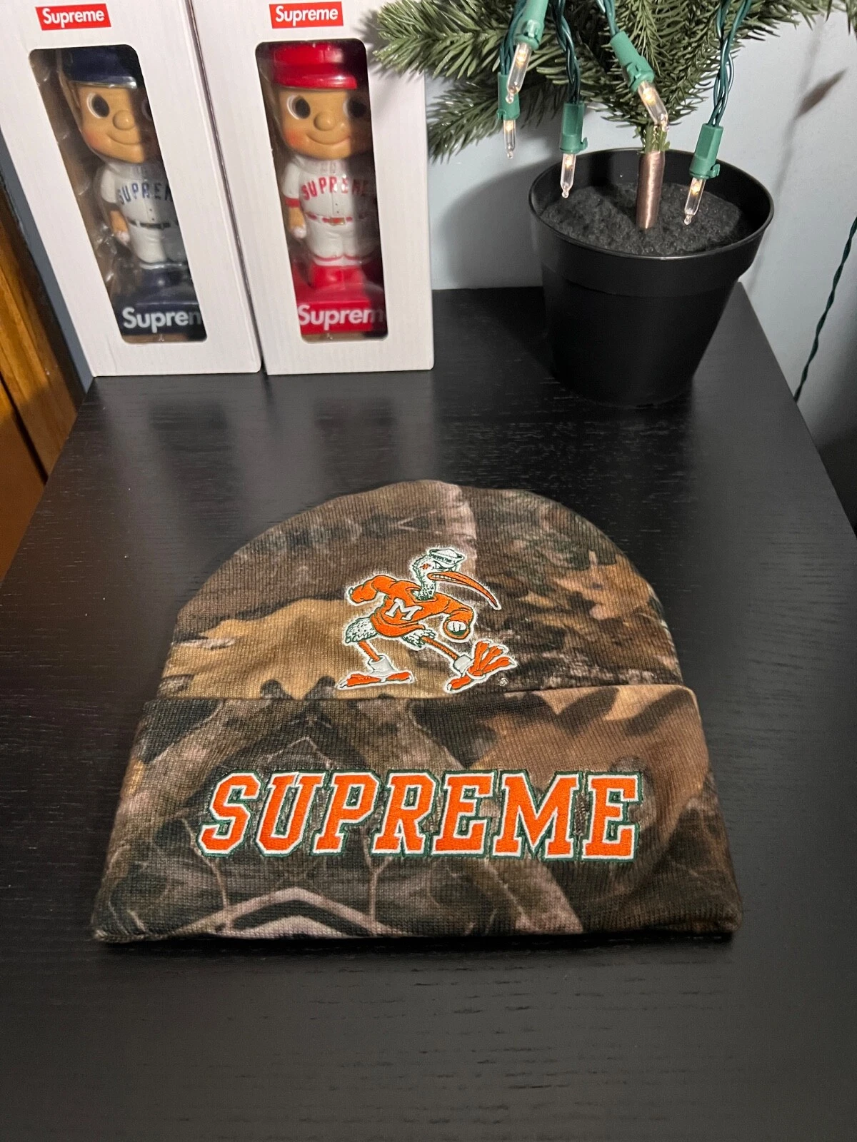 BONNET CAMOUFLAGE SUPRÊME MITCHELL & NESS NCAA U MIAMI