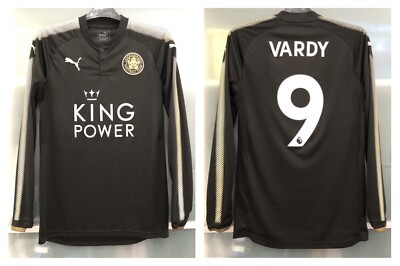レスターFC PUMA サッカーシャツ KING POWER 黒 M Leicester City Puma Shirt Sz S VGUC Black King Power | eBay