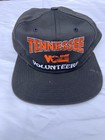 Vtg Tennessee Vols Volunteers Black Hat Cap Tournament Headwear Used