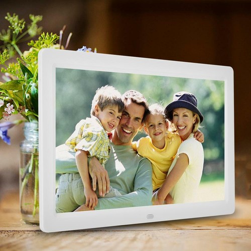 12In Digital Photo Picture Frame Album Clock Music Player with Remote Control EU - Picture 5 of 12