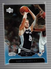 2004-05 Black Diamond San Antonio Spurs Basketball Card #73 Rasho Nesterovic
