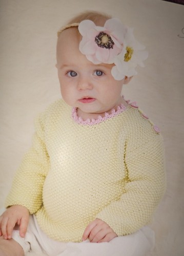Sirdar Sublime 14 Baby Strickmuster DK 0-3 Jahre Strickjacke Pullover Decke - Bild 11 von 14