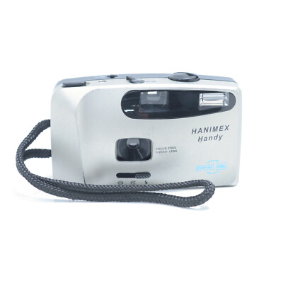 Hanimex Handy 35mm Compact Retro Film Camera w/ Flash Working & Tested!
