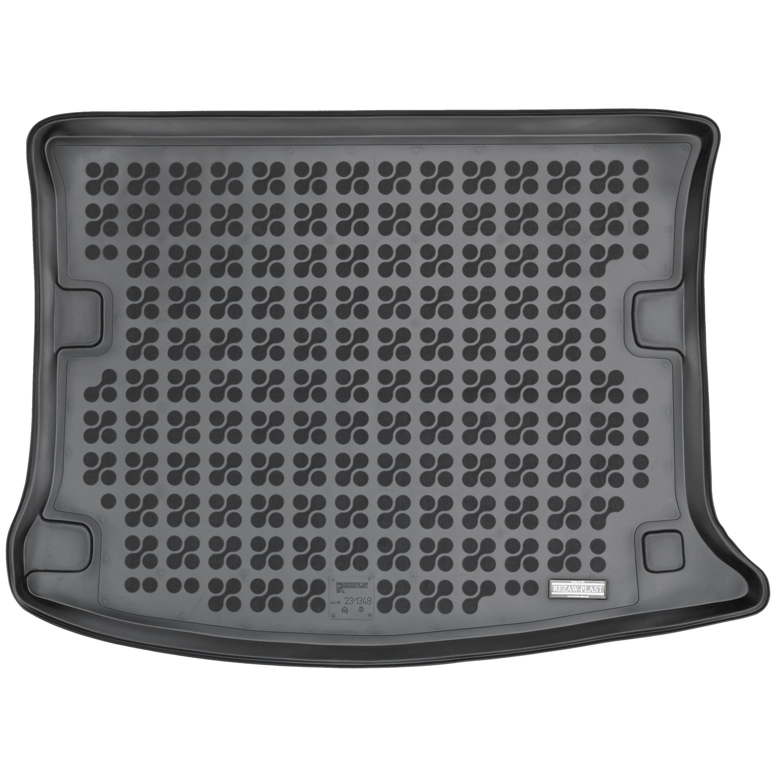 Tapis de coffre caoutchouc Dacia Sandero I 2008-2012 bac de protection TPE