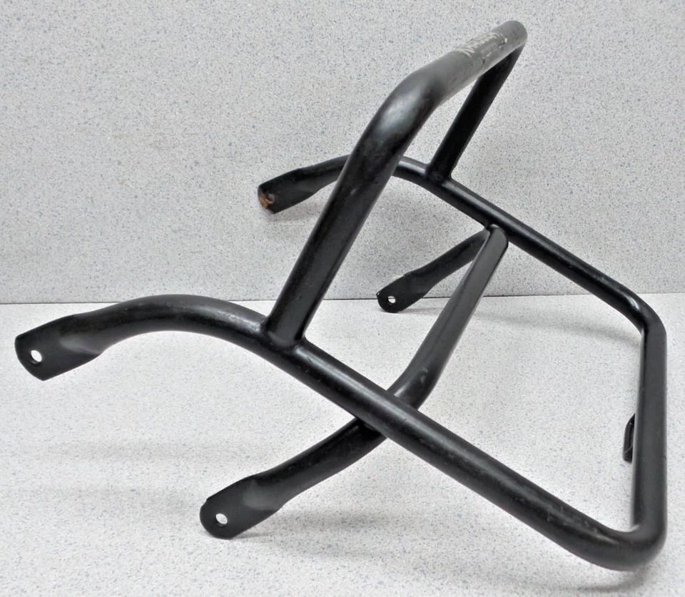 VINTAGE KRAUSER BLACK MOTORCYCLE RACK - Image 2 of 4