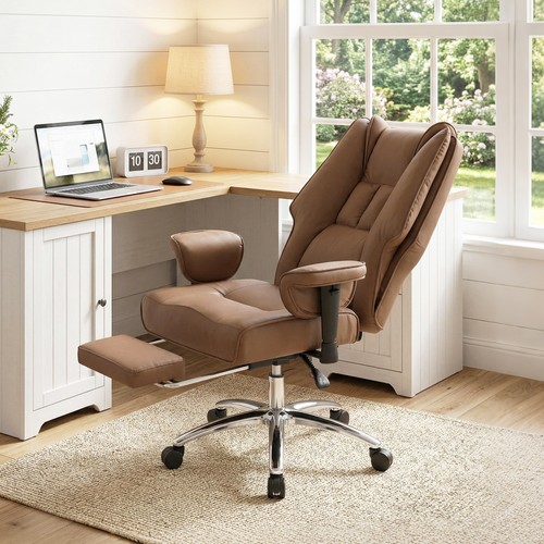 Executive Office Chair, High Back Reclining Desk Chair Refurbished