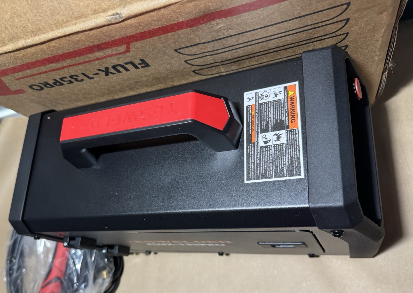 YESWELDER Flux-135PRO Gasless MIG Welder – Portable Welding Machine