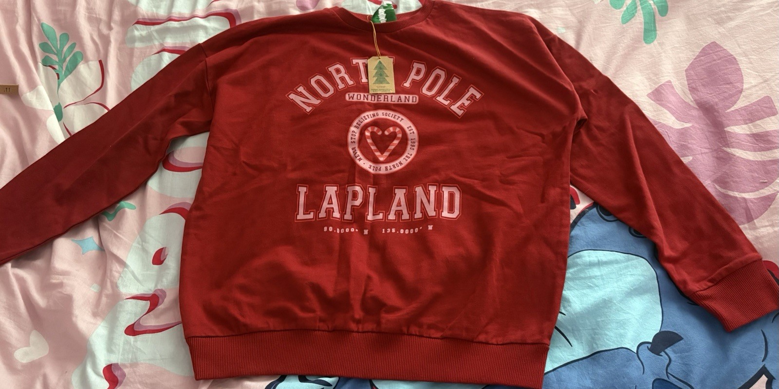 Girls Christmas Jumper, Size 11-12 Years. image 2