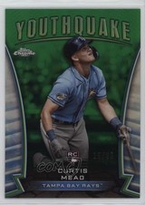 2024 Topps Chrome Youthquake Green Refractor 15/99 Curtis Mead #YQ-6 15za