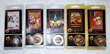 The Disney Decades Coins # 52 29 21 19 12 factory sealed SELLING 1/2 PRICE