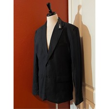 Fashion Nova Men's NWT Bahamas Resort Linen Blend Two Button Blazer Sport Coat