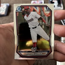 2026 Bowman Marconi German 1st Chrome Washington Nationals