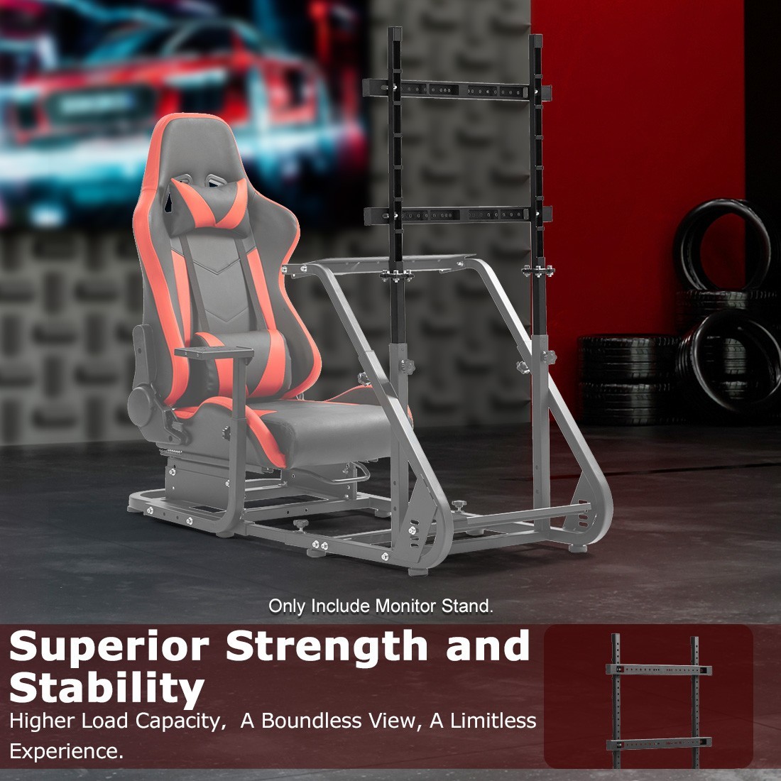 Zootopo Adjustable TV Position Monitor Stand  27 To 55 Inch For TV & PC Monitors