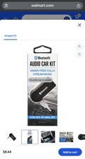 iWorld Bluetooth Audio Car Kit, Stream Music and Calls Hands Free
