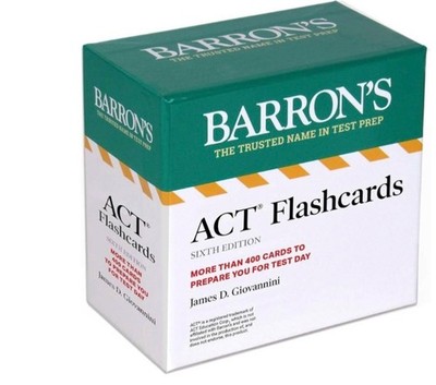 ACT Flashcards, Sixth Edition: Up-to-Date Review (2026) (Barron's ACT Prep)