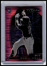 2022 Panini Chronicles #3 Oneil Cruz Titan Pink Pulsar