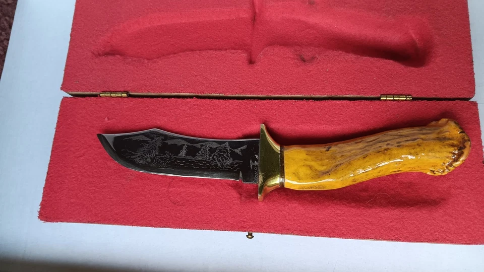 Заказной нож «RE SMITH» 8,75 дюйма с коробкой на заказ - Изображение 4 из 4