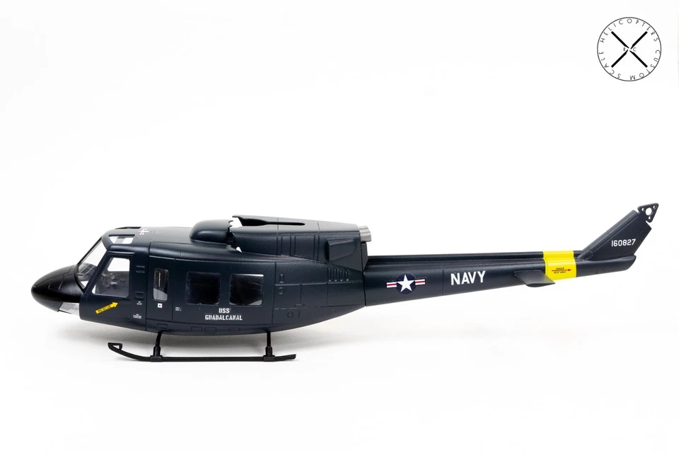 Rumpfset Bell 212 UH-1N Guadalcanal 120/150 Größe Goosky S1, OMP Hobby M1... - Bild 4 von 4