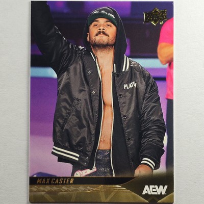 Max Caster Gold Parallel #38 2025 Upper Deck AEW Flagship