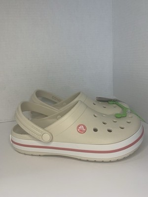 Crocs Crocband Clogs Stucco Tan Rubber Slip-On Comfort Unisex - 7 Men/9 Women