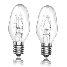 Himalayan Salt Lamp Bulbs 15W C7 Dimmable Rock Salt Light Bulbs E12 15.0 Watts