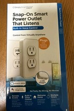 Smart Power Outlet Multiple Options Including LED Back Light, Timers, Settings