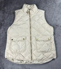 Woolrich Quilted Duck Down Puffer Vest Women  s Large Front Pockets