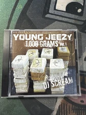 Vintage DJ SCREAM & YOUNG JEEZY 1000 Grams Vol. 1 MIXTAPE Promo CD USDA Hoodrich