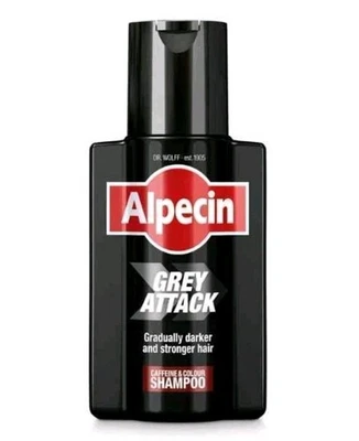 Alpecin Grey Attack Caffeine & Colour Shampoo Gradually Darker Hair 1x 200ml