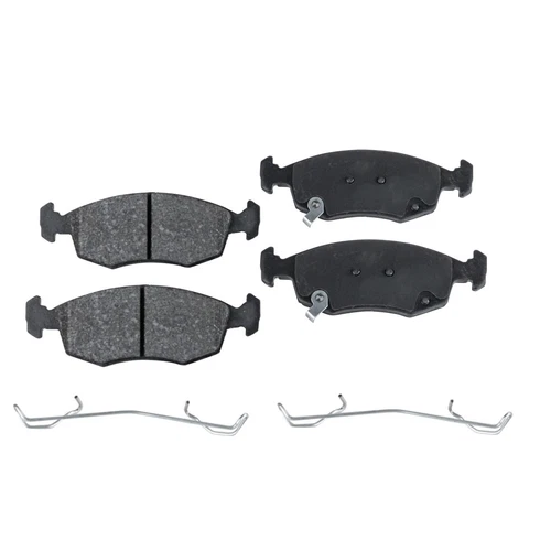 Front and Rear NAO Brake Pad Set For 2012-2018 Fiat 500 4-Wheel Set - Afbeelding 2 van 12