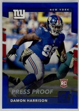 2017 Donruss #173 Damon Harrison Press Proof Blue