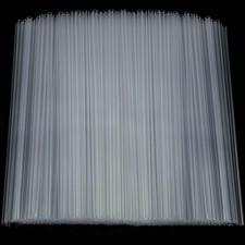 Clear Straws 300 Pcs Long Disposable Plastic Drinking Straws Clear