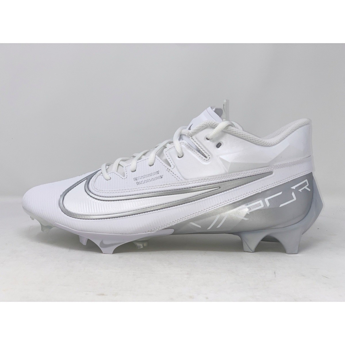 Nike Vapor Edge Elite 360 2 Silver White Football Cleats Nike Vapor Edge Elite 360 2 Silver White Football Cleats