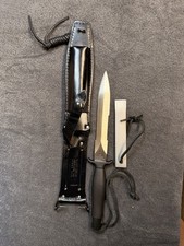 1981 Gerber Mark II Vintage Dagger Knife Never Used Mint Condition Black Sheath