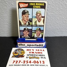 1965 Topps #528 Catfish Hunter, Odom, Lockwood #526 ERROR CARD Tim on Back (RC)