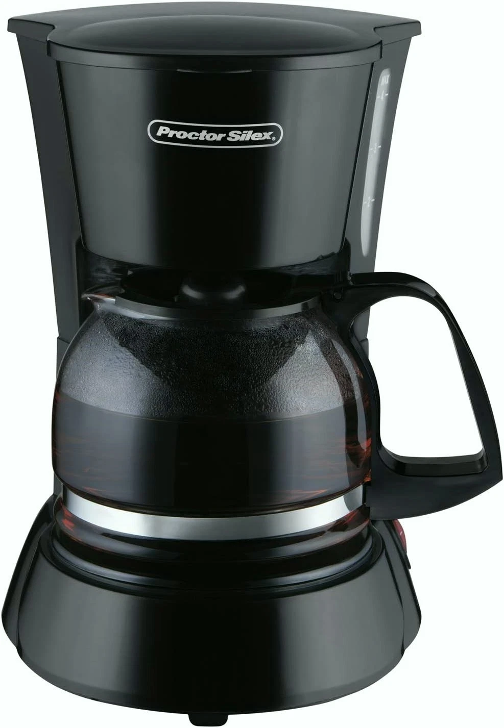 Proctor Silex 48138 4 Cup Coffee Maker Black Auto Pause Water Window