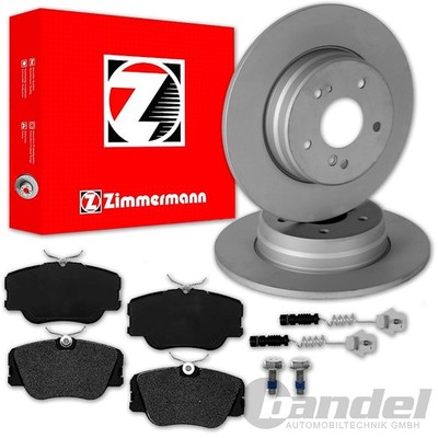 Zimmermann BREMSSCHEIBEN + BELÄGE VORNE für MERCEDES W124 C124 S124 E-KLASSE