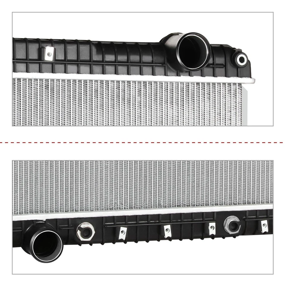 Radiador de aluminio de 2 filas estilo OE para 11-12 Western Star 4900EX/4900FA/4900SA Foto 4 de 4
