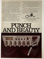 1977 Cobra 29XLR CB Radio Print Ad 40 Channels DynaMike Plus LED Delta Tuning