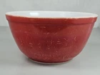 Vintage Pyrex Primary Red #402 Small Nesting Mixing Bowl 1-1/2 Quart