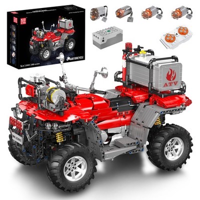 Mould King 23002 Feuerwehr Rettungsfahrzeug Klemmbausteine Spielzeug NEU OVP
