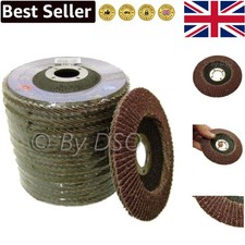 115mm 4.5" 80 Grit Sanding Flap Discs - 10 Pack for Efficient Sanding 2.80 per disc