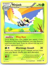 Ninjask 10/108 Uncommon Roaring Skies Pokemon Near Mint