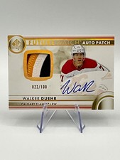 2023-24 SP Authentic Hockey #121 Walker Duehr /100 Future Watch Auto Patch RC!!!
