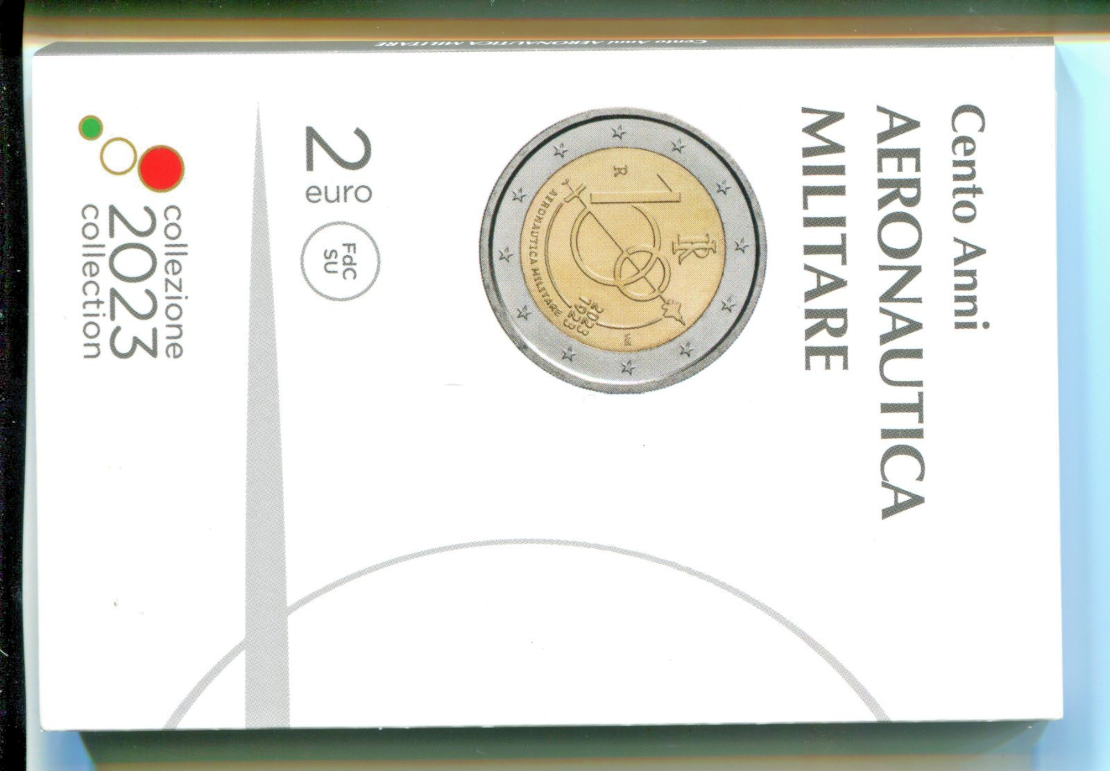 PIECES DE 2 EUROS € ITALIE COINCARD BU 2023 (Neuf) ARMEE DE L'AIR